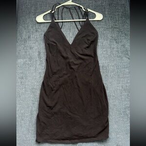 Express Black V-Neck Dress